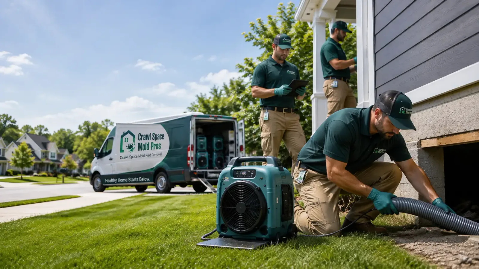 Crawl Space Mold Removal in New Milford, NJ